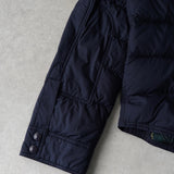 ポロ ラルフローレン ロゴプレート ダウンジャケット ネイビー