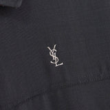 イヴサンローラン YSLロゴ ブルゾン グレー