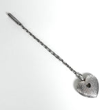 エルメス トゥーブー ハート キーチャーム シルバー925