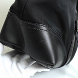 プラダ トライアングルロゴ テスート ポコノ ナイロン レザー トートバッグ ブラック