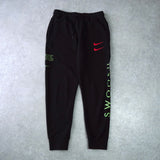 ナイキ DOUBLE SWOOSH ロゴ セットアップ スウェット スウェットパンツ ブラック - NEWSED