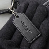 コーチ シグネチャー ロゴプレート キャンバス ショルダーバッグ ブラック F36378 - NEWSED