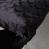 コーチ シグネチャー ロゴプレート キャンバス ショルダーバッグ ブラック F36378 - NEWSED