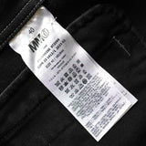 エムエムシックス メゾンマルジェラ 異素材切り替え シャツ袖 ブラック デニムジャケット Gジャン - NEWSED