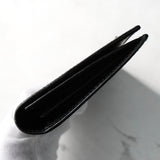 グッチ Gロゴ レザー 二つ折り長財布 ブラック - NEWSED