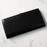 グッチ Gロゴ レザー 二つ折り長財布 ブラック - NEWSED
