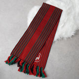 グッチ インチャーロッキングG マフラー ストール レッド - NEWSED