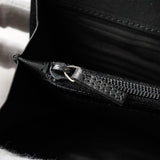 グッチ Gロゴ レザー 二つ折り長財布 ブラック - NEWSED