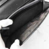 グッチ Gロゴ レザー 二つ折り長財布 ブラック - NEWSED