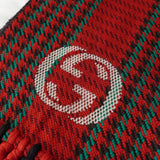 グッチ インチャーロッキングG マフラー ストール レッド - NEWSED