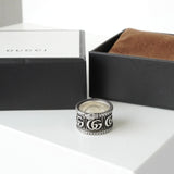 グッチ ダブルG スネーク シルバー925 指輪 リング 13.5号 箱付き - NEWSED