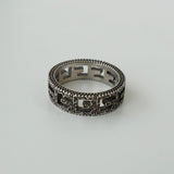 グッチ カットアウトG アラベスク シルバー925 指輪 リング サイズ14 / 11.5号 - NEWSED