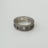 グッチ カットアウトG アラベスク シルバー925 指輪 リング サイズ14 / 11.5号 - NEWSED