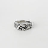 グッチ インターロッキングG アラベスク シルバー925 指輪 リング サイズ17 / 15.5号 - NEWSED