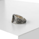 グッチ インターロッキングG アラベスク シルバー925 指輪 リング 18.5号 - NEWSED