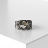 グッチ インターロッキングG アラベスク シルバー925 指輪 リング 18.5号 - NEWSED