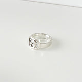 グッチ インターロッキングG シルバー925 指輪 リング 19.5号 - NEWSED