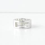 グッチ ブランデッドG シルバー925 指輪 リング サイズ9 / 8号 - NEWSED