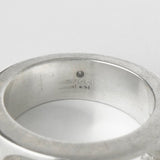 グッチ カットアウト ダブルG シルバー925 指輪 リング 9号 - NEWSED