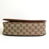 グッチ ブロンディ インターロッキングG GGキャンバス レザー 2way ハンドバッグ ショルダーバッグ ブラウン - NEWSED