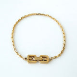 ジバンシィ ヴィンテージ Gロゴ GPゴールド チェーン ブレスレット - NEWSED