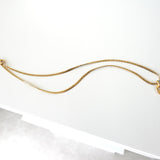 ジバンシィ Gロゴ ネックレス GP ゴールド ラインストーン - NEWSED