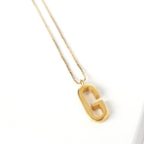 ジバンシィ Gロゴ GP ゴールド ネックレス - NEWSED