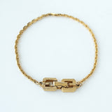 ジバンシィ ヴィンテージ Gロゴ GPゴールド チェーン ブレスレット - NEWSED