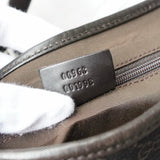 グッチ ジャッキー GGデニム / レザー ワンショルダーバッグ 00963 ブラック - NEWSED