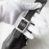 グッチ ジャッキー GGデニム / レザー ワンショルダーバッグ 00963 ブラック - NEWSED