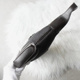 グッチ ジャッキー GGデニム / レザー ワンショルダーバッグ 00963 ブラック - NEWSED