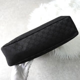 グッチ ホースビット GGキャンバス / レザー ワンショルダーバッグ 115867 ブラック - NEWSED