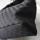 グッチ ホースビット GGキャンバス / レザー ワンショルダーバッグ 115867 ブラック - NEWSED