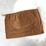 グッチ アビー GGキャンバス / レザー ワンショルダーバッグ ブラウン - NEWSED