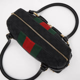 グッチ ホースビット シェリー GGキャンバス ハンドバッグ ブラック 131092 - NEWSED