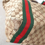 グッチ シェリーライン GGキャンバス トートバッグ ベージュ 189669 - NEWSED