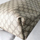 オールド グッチ シェリーライン GGスプリーム レザー トートバッグ ベージュ - NEWSED