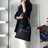 グッチ GGキャンバス / レザー ワンショルダーバッグ ブラック - NEWSED