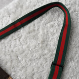 グッチ シェリーライン GGキャンバス/レザー ウエストポーチ ボディバッグ ブラック 28566 - NEWSED