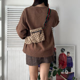 グッチ シェリーライン GGキャンバス/レザー ウエストポーチ ボディバッグ ブラック 28566 - NEWSED