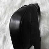 グッチ ジャッキー GGデニム / レザー ワンショルダーバッグ ブラック - NEWSED