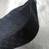 グッチ ホースビット GGキャンバス / レザー ワンショルダーバッグ ブラック - NEWSED