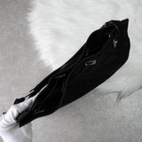 グッチ GGキャンバス / レザー ワンショルダーバッグ ブラック - NEWSED