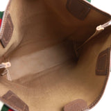 グッチ シェリー GGスプリーム / レザー トートバッグ ブラウン - NEWSED