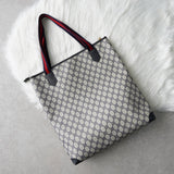 オールドグッチ シェリーライン GGスプリームトートバッグ ベージュ / ネイビー - NEWSED