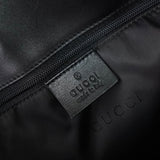 グッチ GGキャンバス / レザー ワンショルダーバッグ ブラック - NEWSED