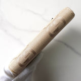 グッチ ジャンボ GGキャンバス / レザー 二つ折り財布 ベージュ - NEWSED