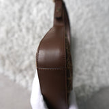 グッチ GGキャンバス/レザー ワンショルダーバッグ ブラウン - NEWSED