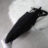 グッチ GGキャンバス / レザー ワンショルダーバッグ ブラック - NEWSED