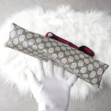 オールド グッチ シェリーライン GGスプリーム / レザートートバッグ ベージュ ネイビー - NEWSED